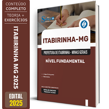 Apostila Prefeitura de Itabirinha MG 2025 - Nível Fundamental