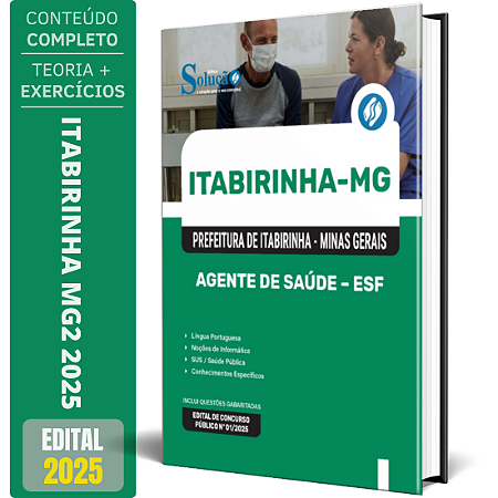 Apostila Prefeitura de Itabirinha MG 2025 - Agente de Saúde - ESF