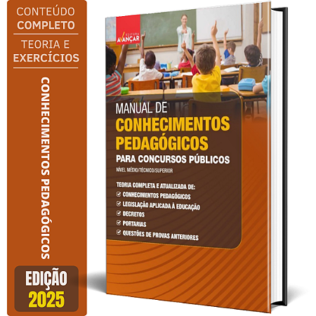 Apostila Conhecimentos Pedagógicos e Legislação Aplicada à Educação 2025
