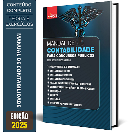 Apostila Manual De Contabilidade Para Concursos Públicos 2025