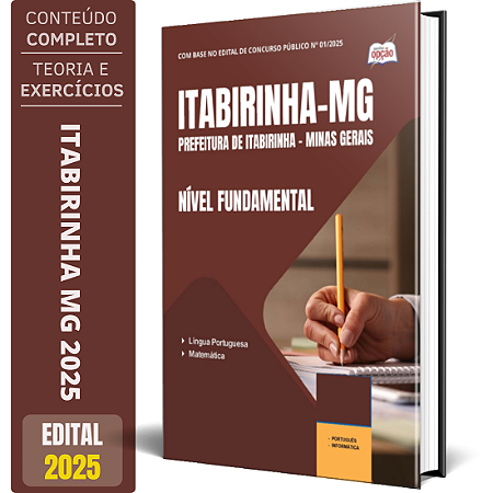 Apostila Prefeitura de Itabirinha MG 2025 - Nível Fundamental