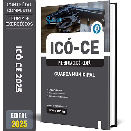 Apostila Prefeitura de Icó CE 2025 - Guarda Municipal