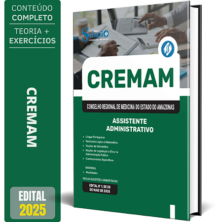 Apostila CREMAM 2025 - Assistente Administrativo