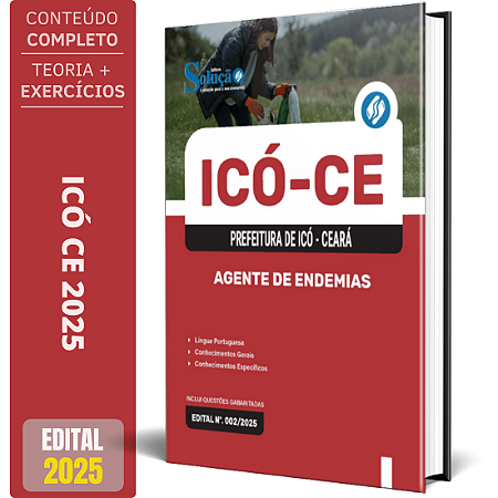 Apostila Prefeitura de Icó CE 2025 - Agente de Endemias