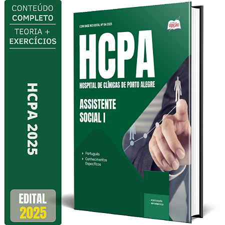 Apostila HCPA 2025 - Assistente Social I
