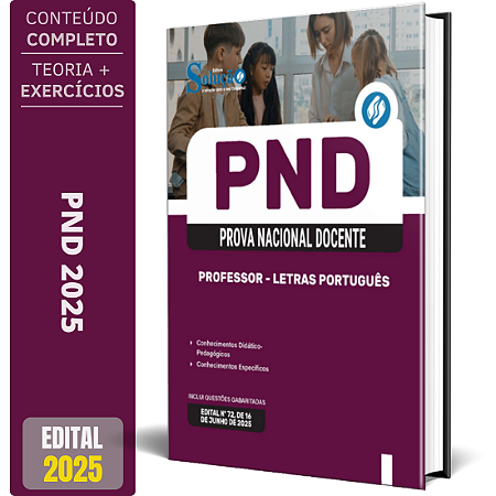 Apostila PND 2025 - Professor de Português - Letras