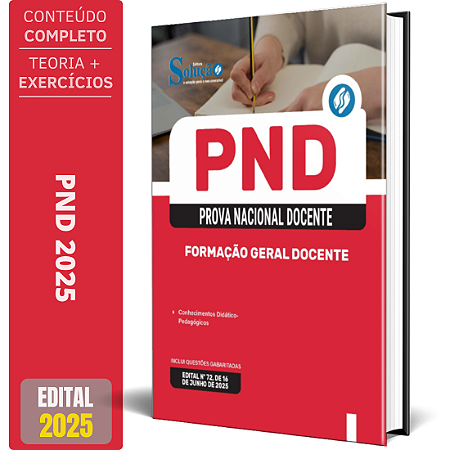 Apostila PND 2025 - Formação Geral Docente