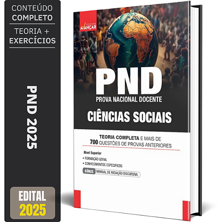 Apostila PND 2025 - Ciências Sociais - Prova Nacional Docente