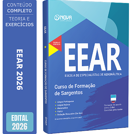 Apostila EEAR 2026 - Curso de Formação de Sargentos