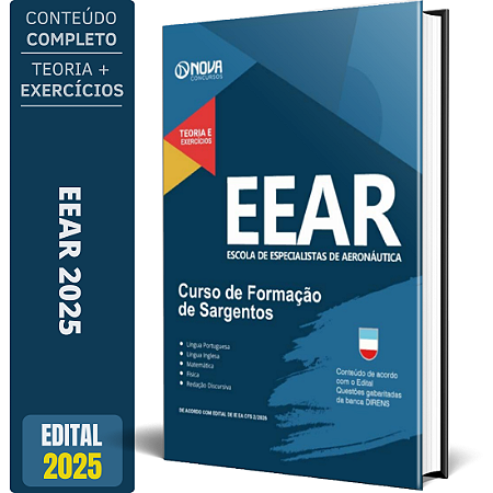 Apostila EEAR 2025 - Curso de Formação de Sargentos