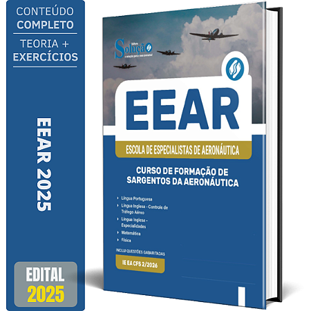 Apostila EEAR 2025 - Curso de Formação de Sargentos
