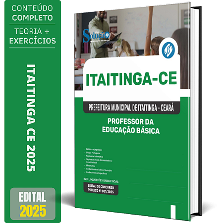 Apostila Prefeitura de Itaitinga CE 2025 - Professor da Educação Básica