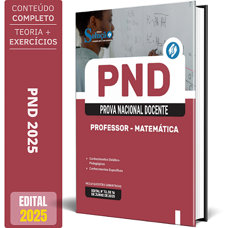 Apostila PND 2025 - Professor de Matemática