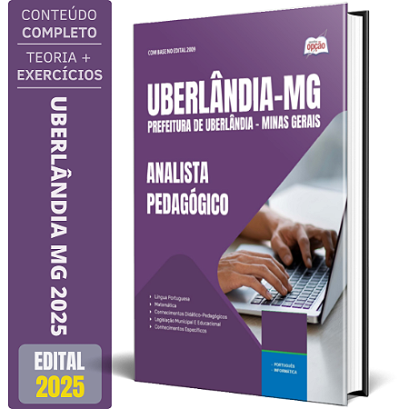 Apostila Prefeitura de Uberlândia MG 2025 - Analista Pedagógico