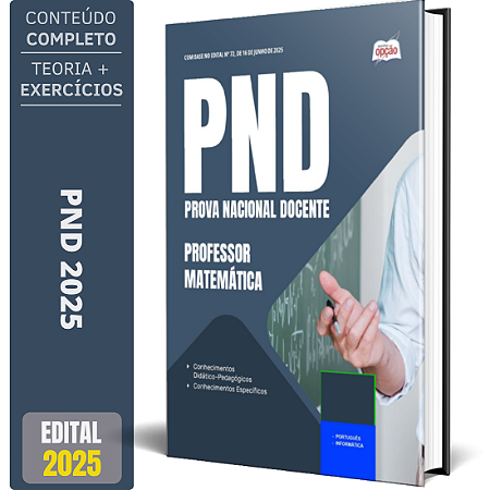 Apostila PND 2025 - Professor de Matemática