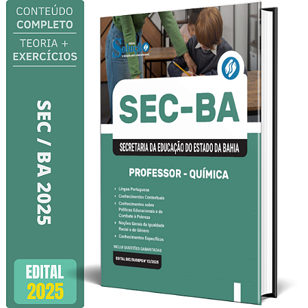 Apostila SEC BA 2025 - Professor - Química
