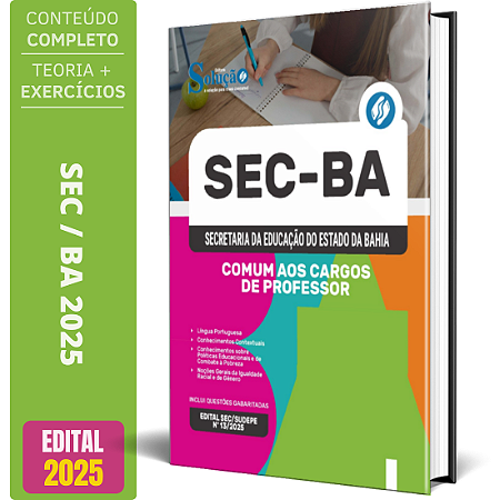 Apostila SEC BA 2025 - Comum aos Cargos de Professor