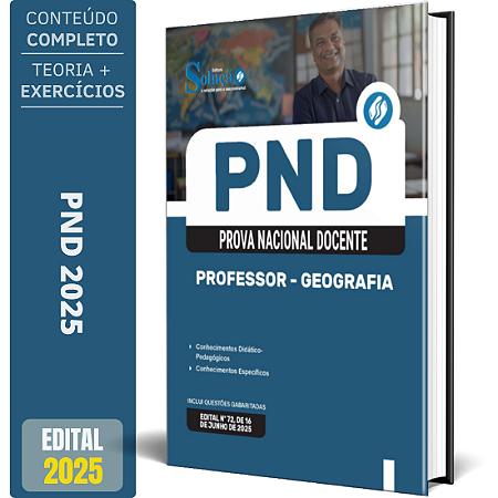 Apostila PND 2025 - Professor de Geografia