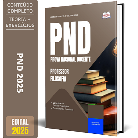 Apostila PND 2025 - Professor de Filosofia