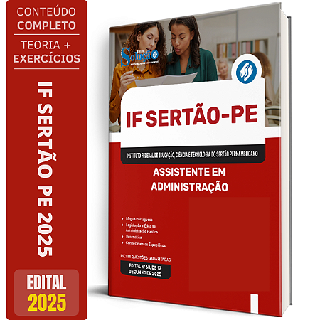 Apostila IF Sertão PE 2025 - Assistente em Administração