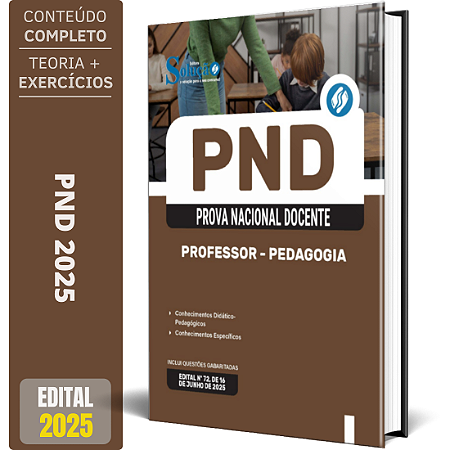 Apostila PND 2025 - Professor - Pedagogia