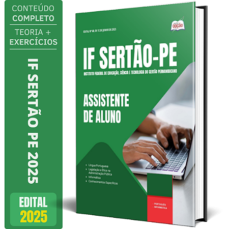 Apostila IF Sertão PE 2025 - Assistente de Aluno