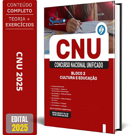 Apostila CNU 2025 - Bloco 2 - Cultura e Educação