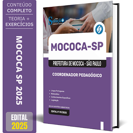 Apostila Prefeitura de Mococa SP 2025 - Coordenador Pedagógico