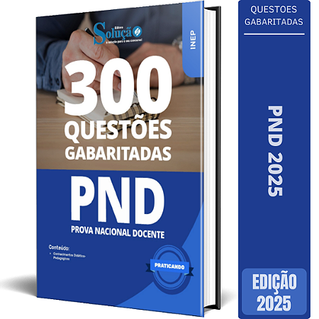 Caderno de Questões PND - 300 Questões Gabaritadas