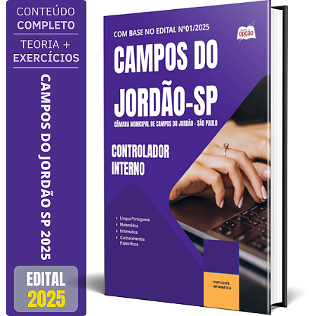 Apostila Câmara de Campos do Jordão SP 2025 - Controlador Interno