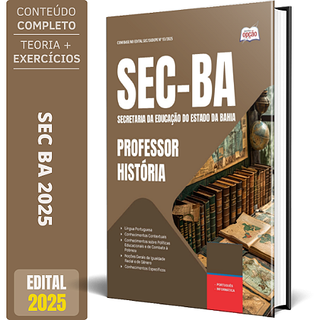 Apostila Concurso SEC BA 2025 - Professor - História