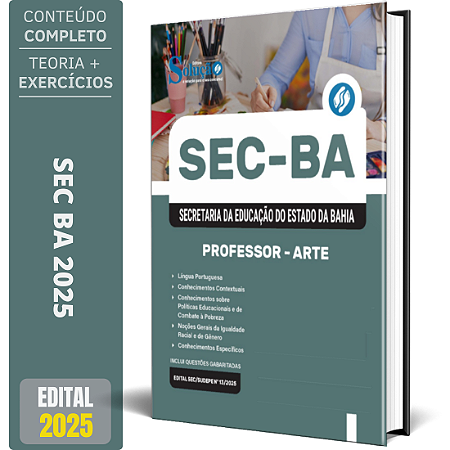 Apostila SEC BA 2025 - Professor - Arte