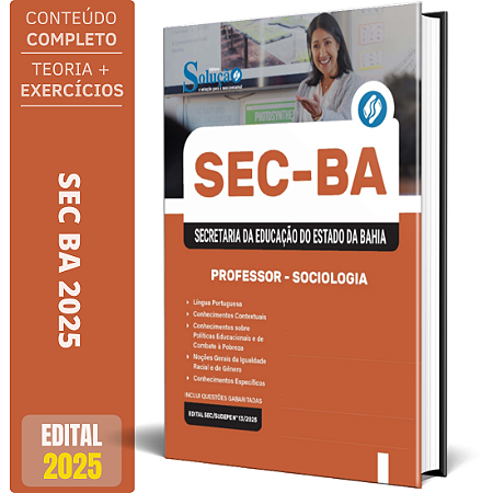 Apostila SEC-BA 2025 - Professor - Sociologia