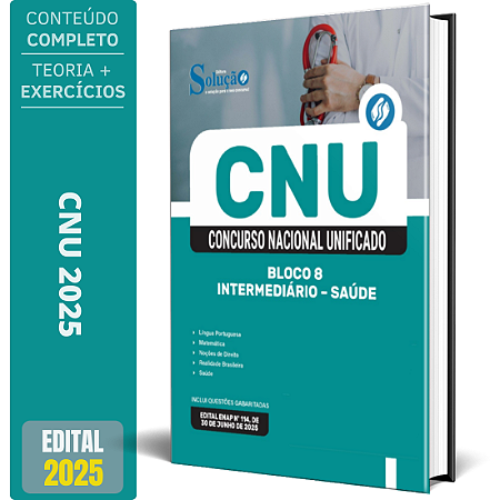 Apostila Concurso CNU 2025 - Bloco 8 - Intermediário - Saúde