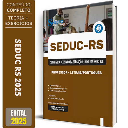 Apostila SEDUC RS 2025 - Professor - Letras/Português