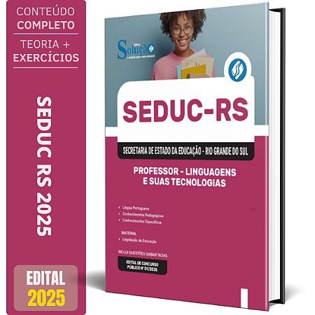 Apostila SEDUC RS 2025 - Professor - Linguagens e suas Tecnologias