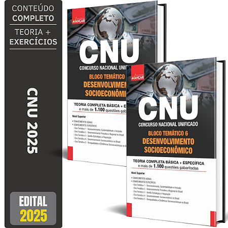 Apostila CNU 2025 - Bloco 6 - Conteúdo Completo