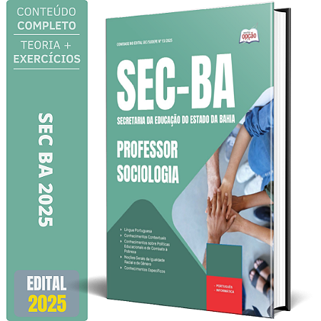 Apostila SEC BA 2025 - Professor - Sociologia