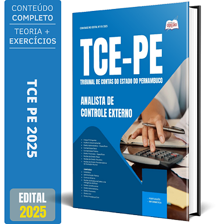 Apostila TCE PE 2025 - Analista de Controle Externo