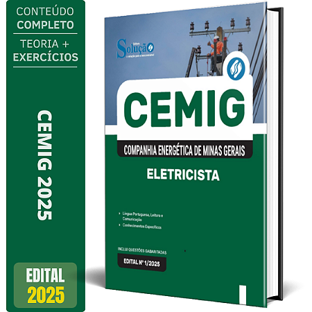 Apostila Concurso CEMIG MG 2025 - Eletricista