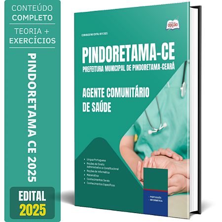 Apostila Pindoretama CE 2025 - Agente Comunitário de Saúde