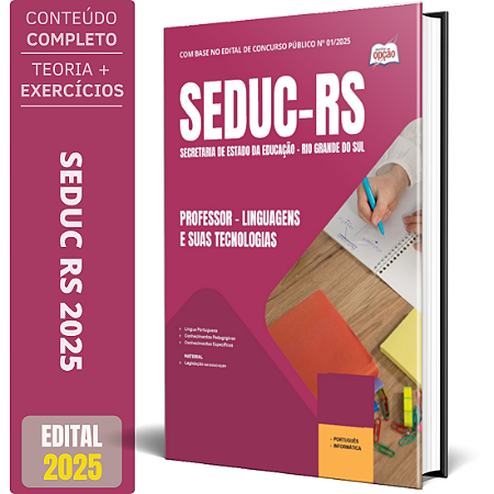 Apostila SEDUC RS 2025 - Professor - Linguagens e suas Tecnologias
