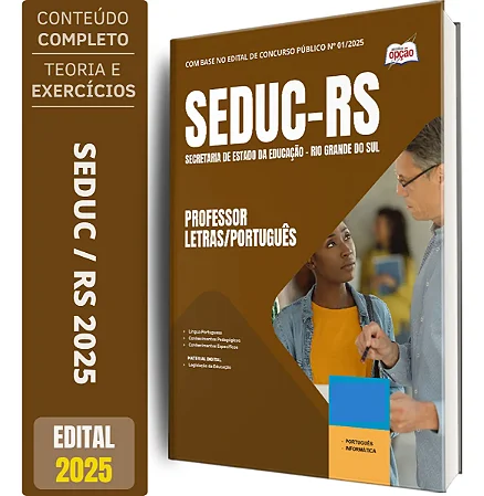 Apostila Concurso SEDUC RS 2025 - Professor - Letras/Português