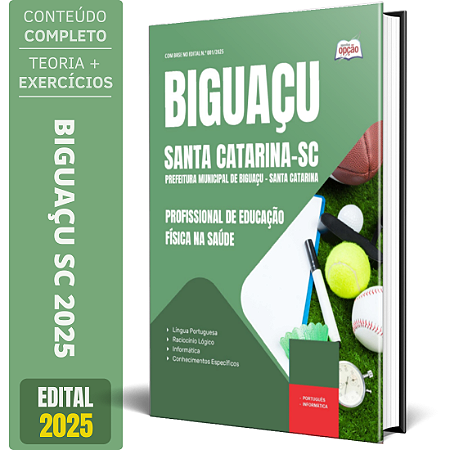 Apostila Prefeitura de Biguaçu SC 2025 - Profissional de Educação Física na Saúde
