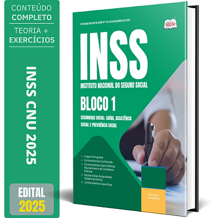 Apostila INSS 2025 - Analista do Seguro Social - CNU - Bloco 1