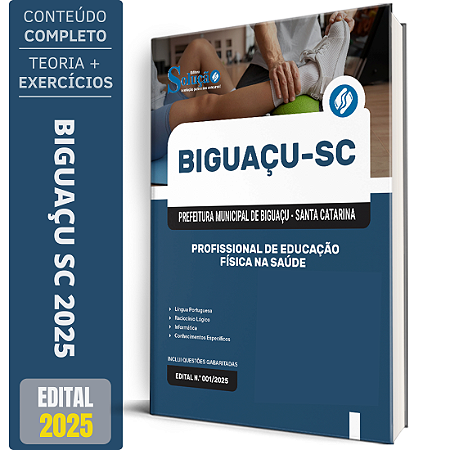Apostila Prefeitura de Biguaçu SC 2025 - Profissional de Educação Física na Saúde