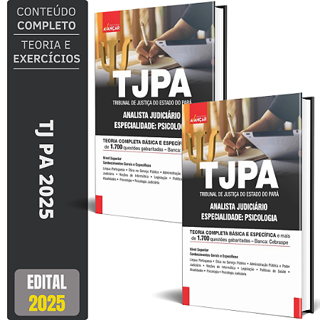 Apostila TJ PA 2025 - Analista Judiciário - Psicologia