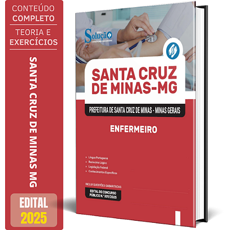 Apostila Prefeitura de Santa Cruz de Minas MG 2025 - ENFERMEIRO