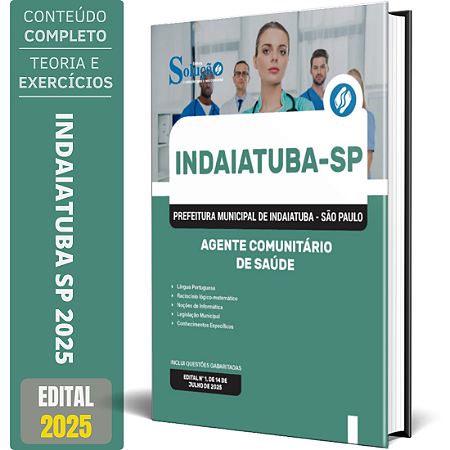Apostila Prefeitura de Indaiatuba SP 2025 - Agente Comunitário de Saúde