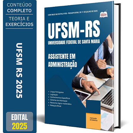 Apostila UFSM 2025 - Assistente em Administração